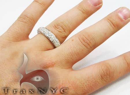 Mens Diamond Wedding Ring 1851 - Image 6