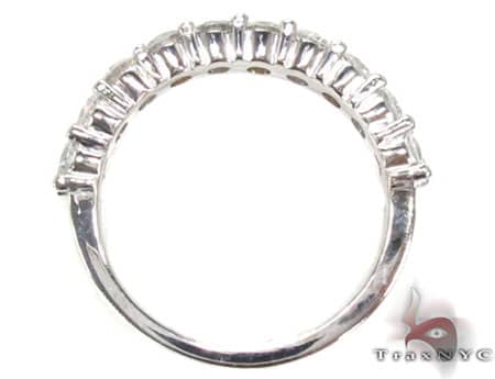 Half Iced Wedding Band 18770 - Image 5