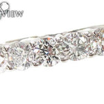 Half Iced Wedding Band 18770 - Image 3