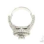 18K White Gold Princess & Channel Engagement Ring 63779 - Image 5