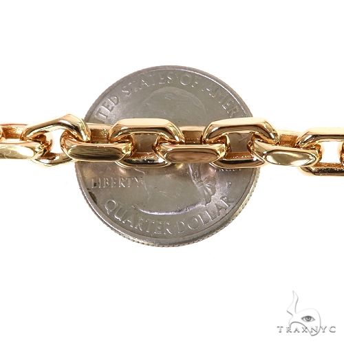 18K Yellow Gold Solid Anchor Link Chain 24 Inches 6.3mm   67798 - Image 4