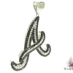 Custom Initial A Pendant 19093 - Image 2