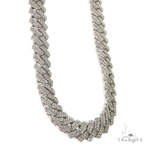 2 Row Diamond Miami Cuban Chain (Lab) 69107 - Image 2