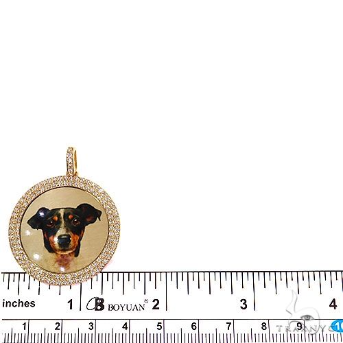 2 Row Diamond Photo Pendant 68587 - Image 5