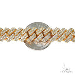 2 Row Prong Set Diamond Cuban Chain 66931 - Image 6
