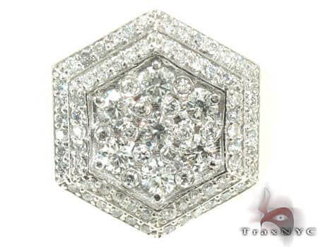 Mens Hexagon Ring 20120 - Image 2