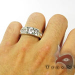 Mens 8 Channel Wedding Band 2616 - Image 6