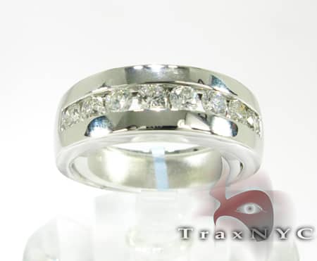 Mens 8 Channel Wedding Band 2616 - Image 2