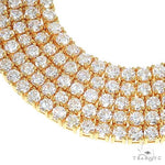 3 Pointer Parcel Diamond Tennis Chain 19.80Gr 21.7 Inches 2.4mm 69823 - Image 4