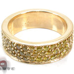 3 Row Canary Color Diamond Ring 2 28462 - Image 5