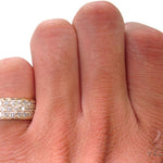 3 Row Diamond Ring 36239 - Image 7