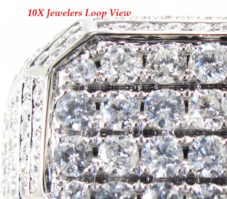 Mens 17 Faced Ring 4373 - Image 4