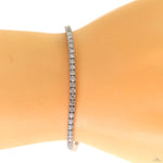 5 Pointer Diamond Tennis Bracelet (Lab) 69534 - Image 5