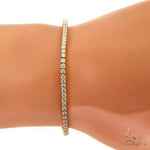 5 Pointer Parcel Diamond Tennis Bracelet 66786 - Image 4