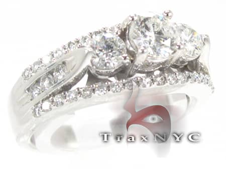 White Gold Wedding Ring 5613 - Image 3