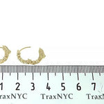 14K Yellow Gold Prong Diamond Small Hoops Earring 65767 - Image 5 [FILE:65767_image_05_229085c9.jpg]