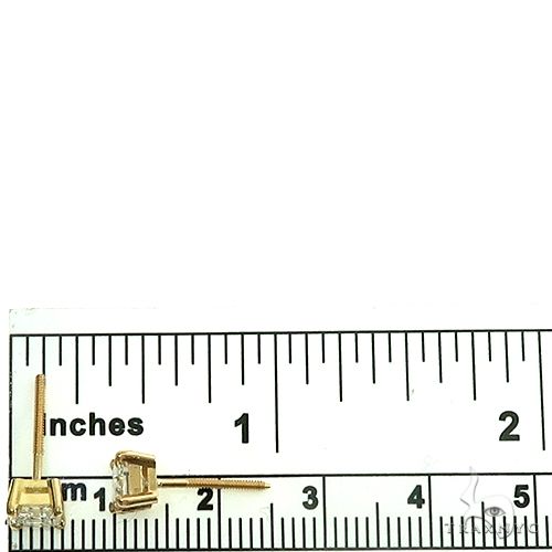 18K Gold Asscher Cut Diamond Stud Earrings 66608 - Image 5 [FILE:66608_image_05_152bd34e.jpg]