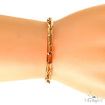 18K Gold Anchor Cable Link Bracelet 8 Inches 5mm   67401 - Image 4
