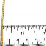 14K Yellow Gold Solid Franco Bracelet 8 Inches 2.6mm   67960 - Image 3