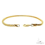 14K Yellow Gold Solid Franco Bracelet 8 Inches 2.6mm   67961 - Image 3