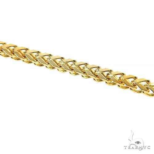 14K Yellow Gold Solid Franco Bracelet 8 Inches 2.6mm   67961 - Image 4