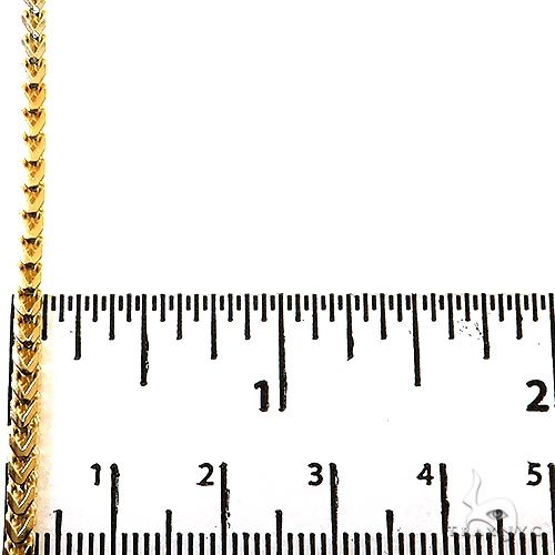 14K Yellow Gold Solid Franco Bracelet 8 Inches 2.6mm   67961 - Image 6