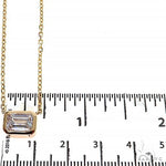 14K Gold Lab Diamond Necklace 68072 - Image 5