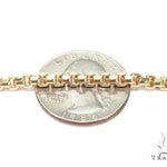 14K Yellow Gold Hollow Round Box Chain 18 Inches 2.5mm   68109 - Image 3