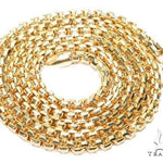 14K Yellow Gold Hollow Round Box Chain 18 Inches 2.5mm   68109 - Image 4