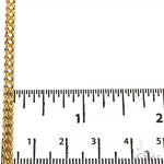 14k Yellow Gold Hollow Franco 2.8mm 8 inches   68268 - Image 5