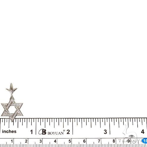 Star Of David Diamond Pendant Small 69555 - Image 5