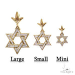 Star Of David Diamond Pendant Large 69556 - Image 8