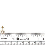 Star Of David Diamond Pendant Mini 69557 - Image 5