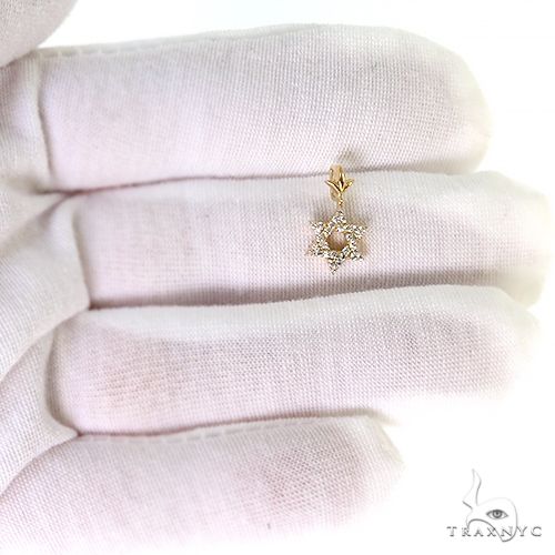 Star Of David Diamond Pendant Mini 69557 - Image 7