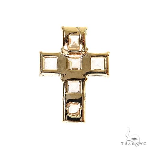 Asscher Cut Diamond Cross Pendant 69715 - Image 4