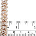 2 Row Prong Set Diamond Cuban Bracelet 69871 - Image 7