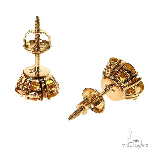 Sunshine Sparkle Flower Earrings Large 69901 - Image 3