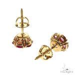 Cherry Blossom Flower Earrings Large 69903 - Image 3