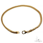 14k Yellow Gold Solid Franco Link Bracelet 2.9mm 8 Inches 69995 - Image 2