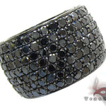 7 Row Fully Black Diamond Ring 23500 - Image 1