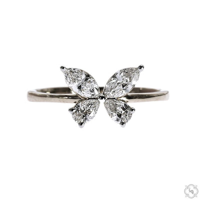 Butterfly Diamond Ring 70010 - Image 1