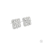 Luminous Blossom Studs Diamond Earrings 70092 - Image 2