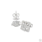 Luminous Blossom Studs Diamond Earrings 70092 - Image 4