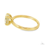 Solitaire Oval Diamond Engagement Ring (S) 70111 - Image 11