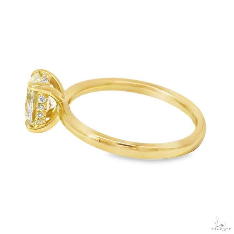 Solitaire Oval Diamond Engagement Ring (S) 70111 - Image 11