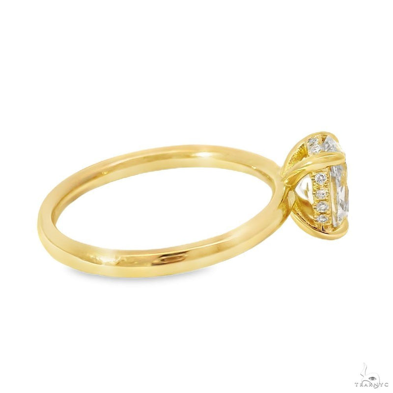 Solitaire Oval Diamond Engagement Ring (S) 70111 - Image 13