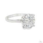 Solitaire Round Brilliant Diamond Engagement Ring 70120 - Image 3