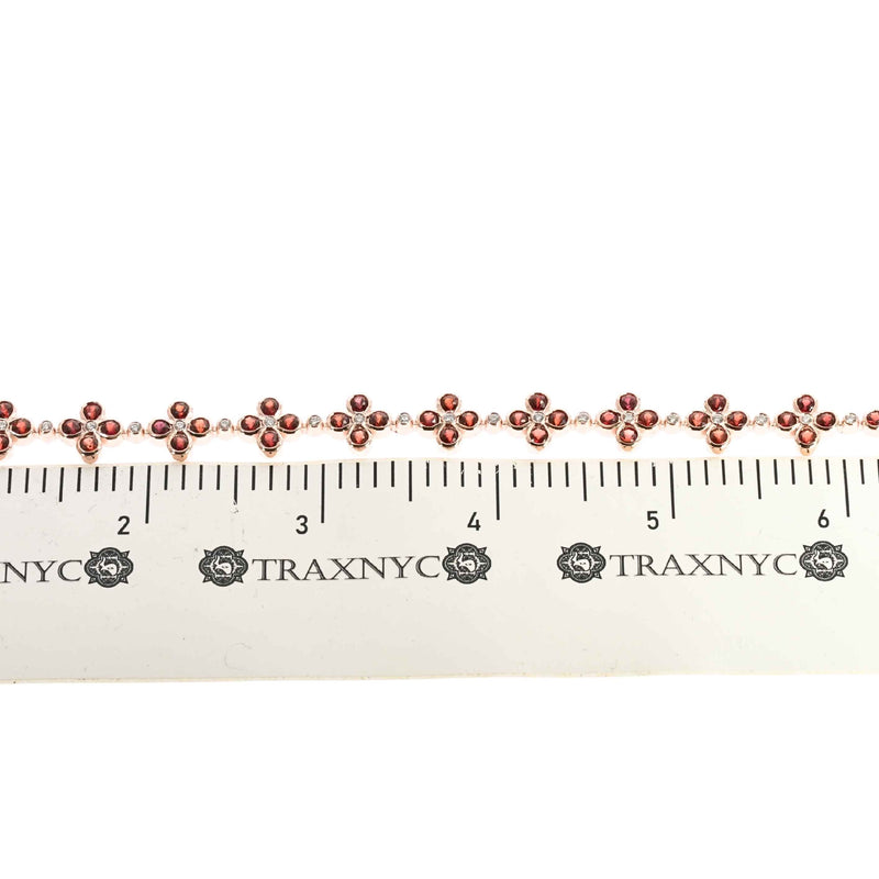 TraxNYC Red Petal Bracelet 70214 - Image 5