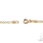 Mens 14k Solid Yellow Gold Figaro Chain 22 Inches 3mm 70282 - Image 4