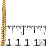 14K Yellow Gold Double Curb Link Chain 22 inches 6.3mm 70284 - Image 6
